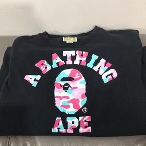 Womens Bape College Tee